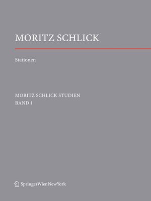 cover image of Stationen. Dem Philosophen und Physiker Moritz Schlick zum 125. Geburtstag